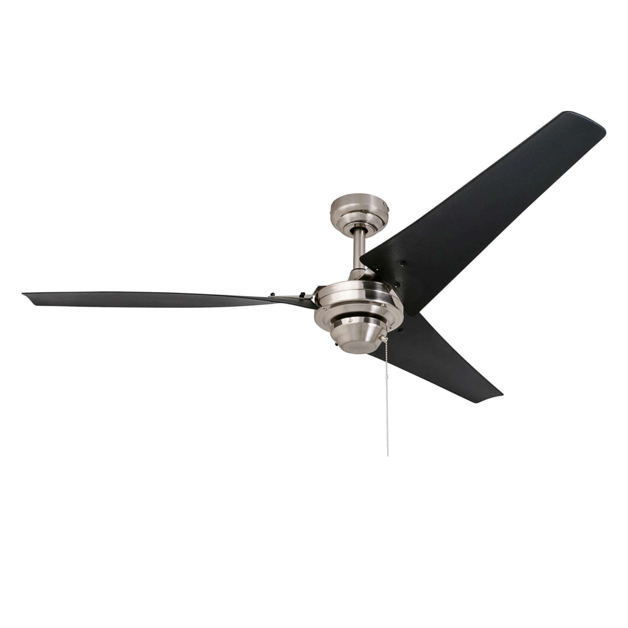 Prominence Home, 56in. Almadale Ceiling Fan Brushed Nickel, Fan Diameter 56 in, Fan Blade Span 55-59 Air Delivery 6040 cfm, Model# 50330